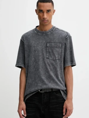 G-Star t-shirt bawełniany męski kolor szary wzorzysty D26825.C756