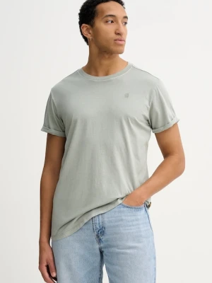 G-Star t-shirt bawełniany Lash męski kolor zielony gładki D16396-2653-D149