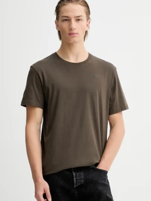 G-Star t-shirt bawełniany męski kolor zielony gładki D16411-336