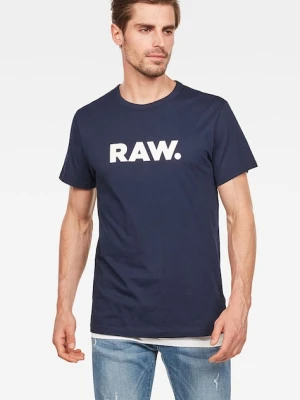 G-Star - T-shirt D08512.8415 granatowy