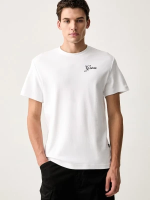 G-Star T-shirt damski bawełniany Script r t biały
