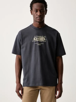 G-Star T-shirt męski bawełniany Hyper gr relaxed szary