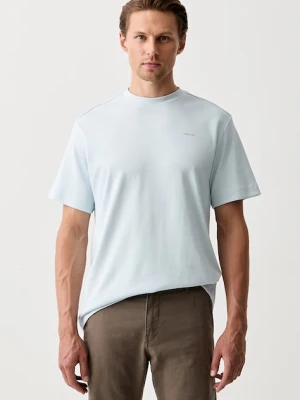 G-Star T-shirt męski bawełniany True regular niebieski