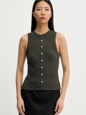 G-Star top Heritage hardware slim kolor zielony D27971-E136