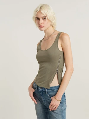 G-Star Top w kolorze khaki rozmiar: M