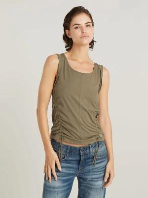 G-Star Top w kolorze khaki rozmiar: S