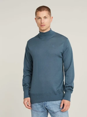G-Star Wełniany sweter w kolorze niebieskim rozmiar: XL