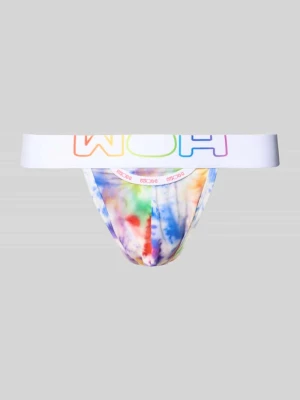 G-string o kroju slim fit z nadruk z logo model 'Sexy Fun' WOH