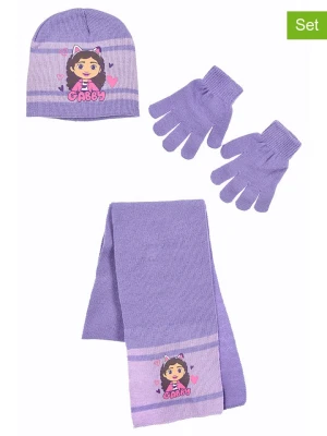 Gabby's Dollhouse 3-częściowy zestaw "Domek Gabi" w kolorze fioletowym rozmiar: 54 cm