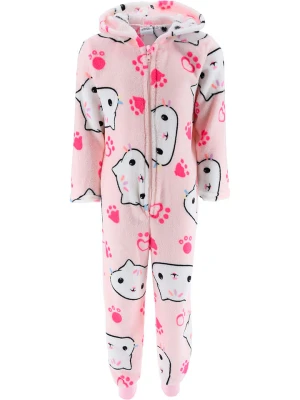Gabby's Dollhouse Kombinezon polarowy "Domek Gabi" w kolorze jasnoróżowym rozmiar: 98
