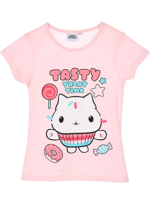 Gabby's Dollhouse Koszulka "Domek Gabi" w kolorze jasnoróżowym rozmiar: 98