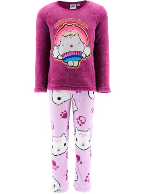 Gabby's Dollhouse Piżama polarowa "Domek Gabi" w kolorze fioletowym rozmiar: 104
