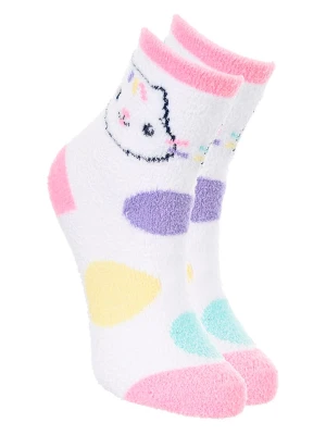 Gabby's Dollhouse Skarpety "Domek Gabi" w kolorze białym rozmiar: 31-34