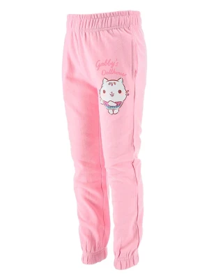 Gabby's Dollhouse Spodnie dresowe "Domek Gabi" w kolorze jasnoróżowym rozmiar: 104