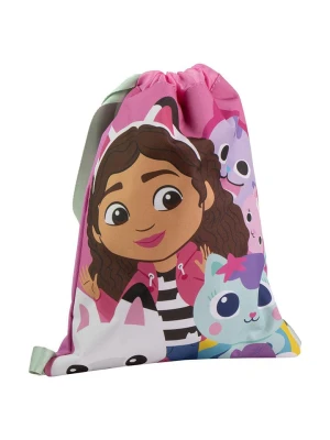 Gabby's Dollhouse Worek sportowy "Gabby's Dollhouse" w kolorze różowym - 27 x 33 cm rozmiar: onesize