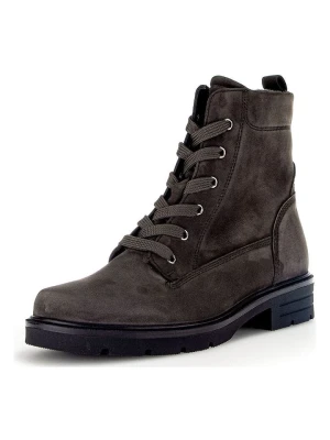 Gabor Skórzane botki w kolorze brązowym rozmiar: 38,5