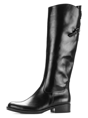 Gabor Skórzane kozaki w kolorze czarnym rozmiar: 40,5