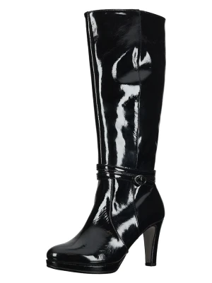 Gabor Skórzane kozaki w kolorze czarnym rozmiar: 39