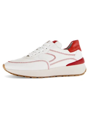Gabor Skórzane sneakersy w kolorze biało-czerwonym rozmiar: 42