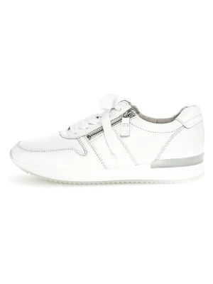 Gabor Skórzane sneakersy w kolorze białym rozmiar: 36