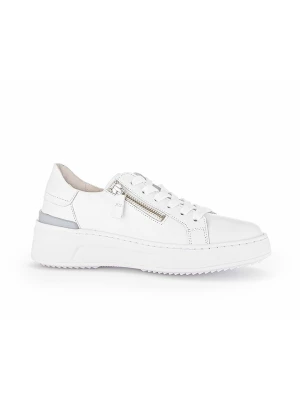 Gabor Skórzane sneakersy w kolorze białym rozmiar: 37