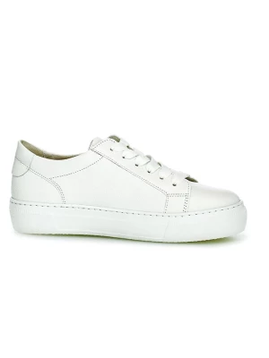Gabor Skórzane sneakersy w kolorze białym rozmiar: 41