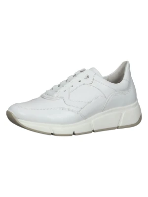 Gabor Skórzane sneakersy w kolorze białym rozmiar: 40,5