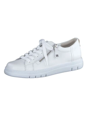 Gabor Skórzane sneakersy w kolorze białym rozmiar: 40