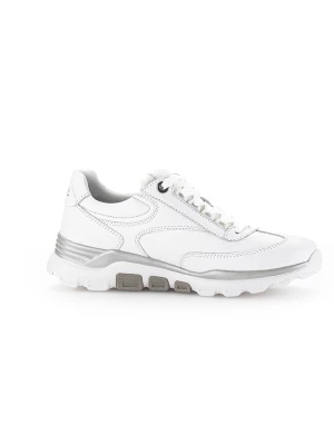 Gabor Skórzane sneakersy w kolorze białym rozmiar: 39