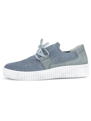 Gabor Skórzane sneakersy w kolorze błękitnym rozmiar: 41