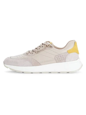 Gabor Skórzane sneakersy w kolorze jasnoróżowo-żółtym rozmiar: 37, 5