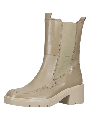 Gabor Skórzane sztyblety w kolorze beżowym rozmiar: 41