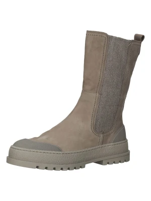 Gabor Skórzane sztyblety w kolorze jasnobrązowo-beżowym rozmiar: 36