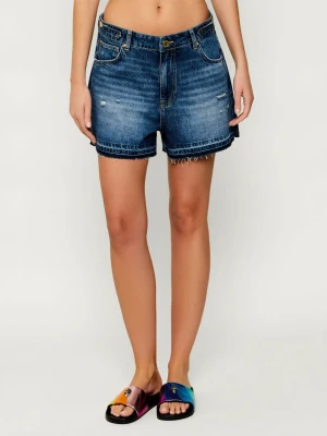 Gaëlle Paris Jeansowe szorty | Relaxed fit granatowy