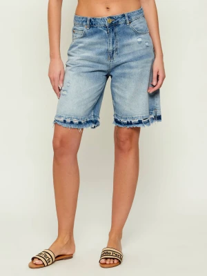 Gaëlle Paris Jeansowe bermudy | Relaxed fit niebieski