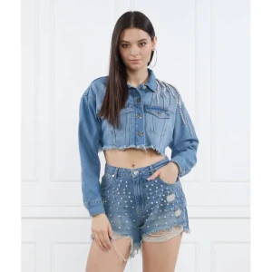 Gaëlle Paris Kurtka jeansowa | Cropped Fit