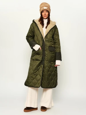 Gaëlle Paris Płaszcz | shearling zielony