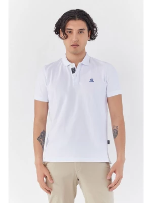 Galvanni Koszulka polo w kolorze białym rozmiar: 3XL