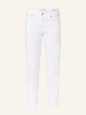 Gang Jeansy Boyfriend 94nadia Cropped weiss