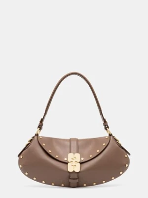 GANNI B-Kat Studs torebka rogal damska skórzana