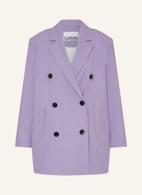 Ganni Blezer Oversize lila