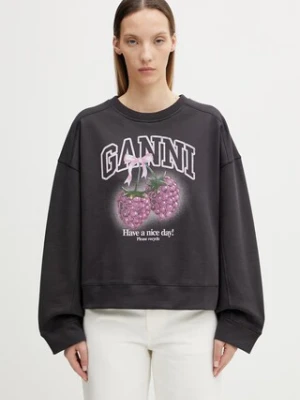 GANNI bluza bawełniana damska