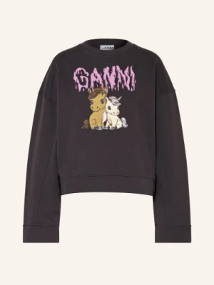 Ganni Bluza Isoli schwarz