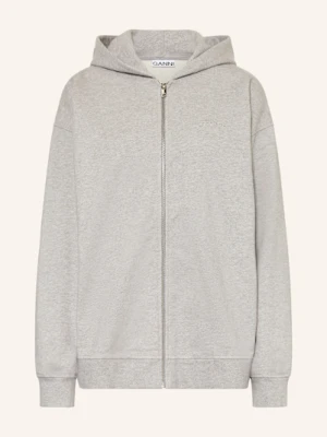 Ganni Bluza Rozpinana grau SZARY