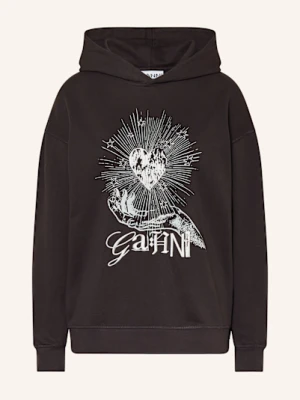 Ganni Bluza Z Kapturem Isoli schwarz