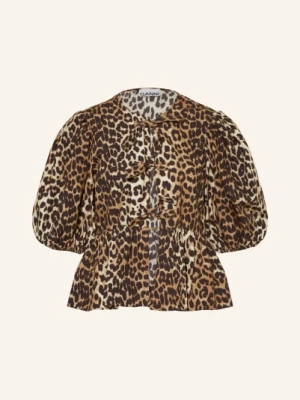 Ganni Bluzka Bez Rękawów beige