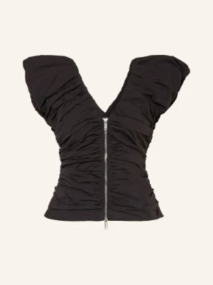 Ganni Bluzka schwarz