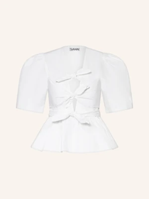Ganni Bluzka weiss