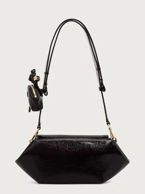 GANNI Bou East / West Deep Shine torebka crossbody damska