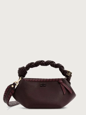 GANNI Bou Mini Tressé torebka crossbody damska z imitacji skóry